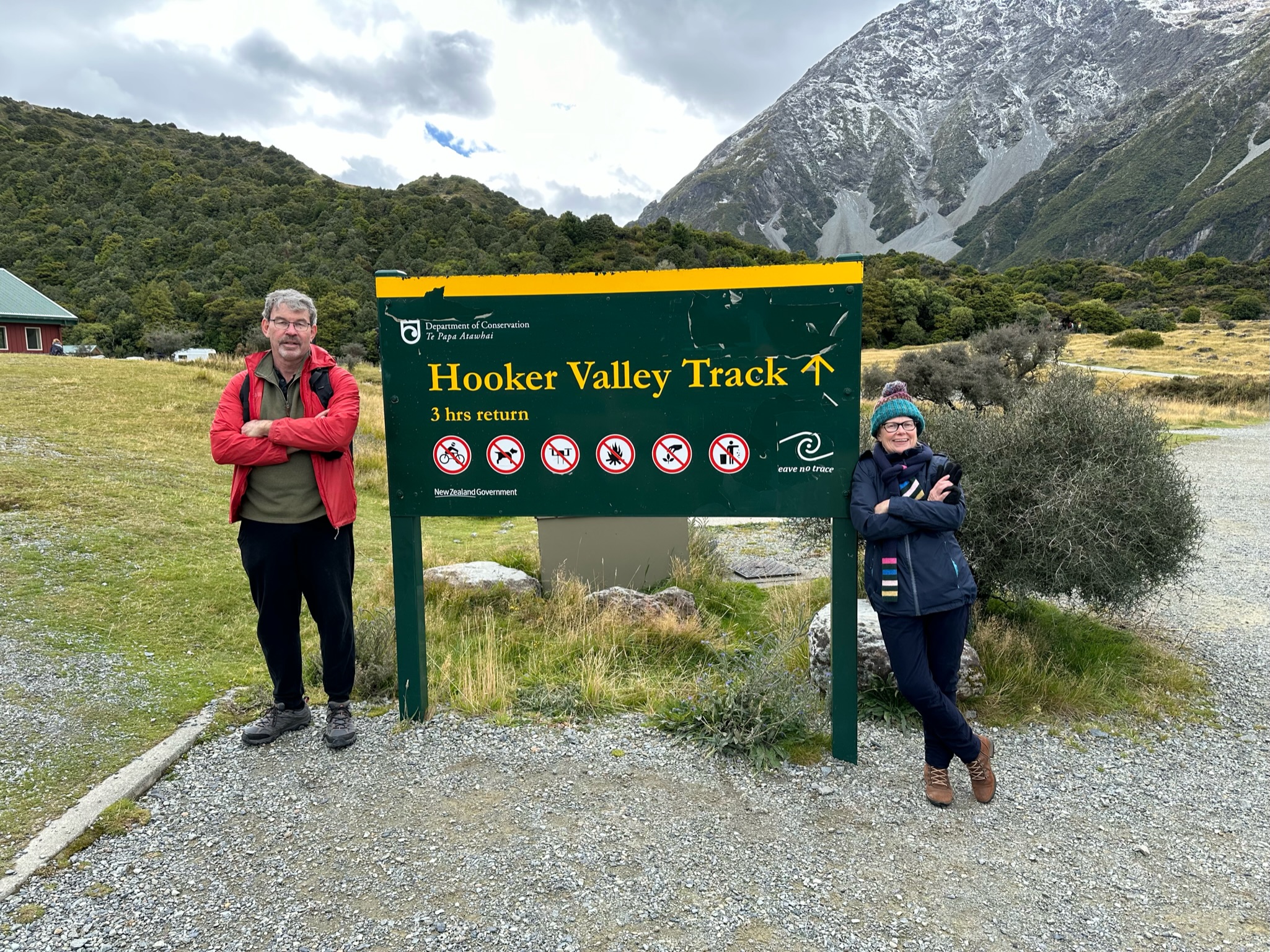 NZ Hooker Valley Track Travel Mum